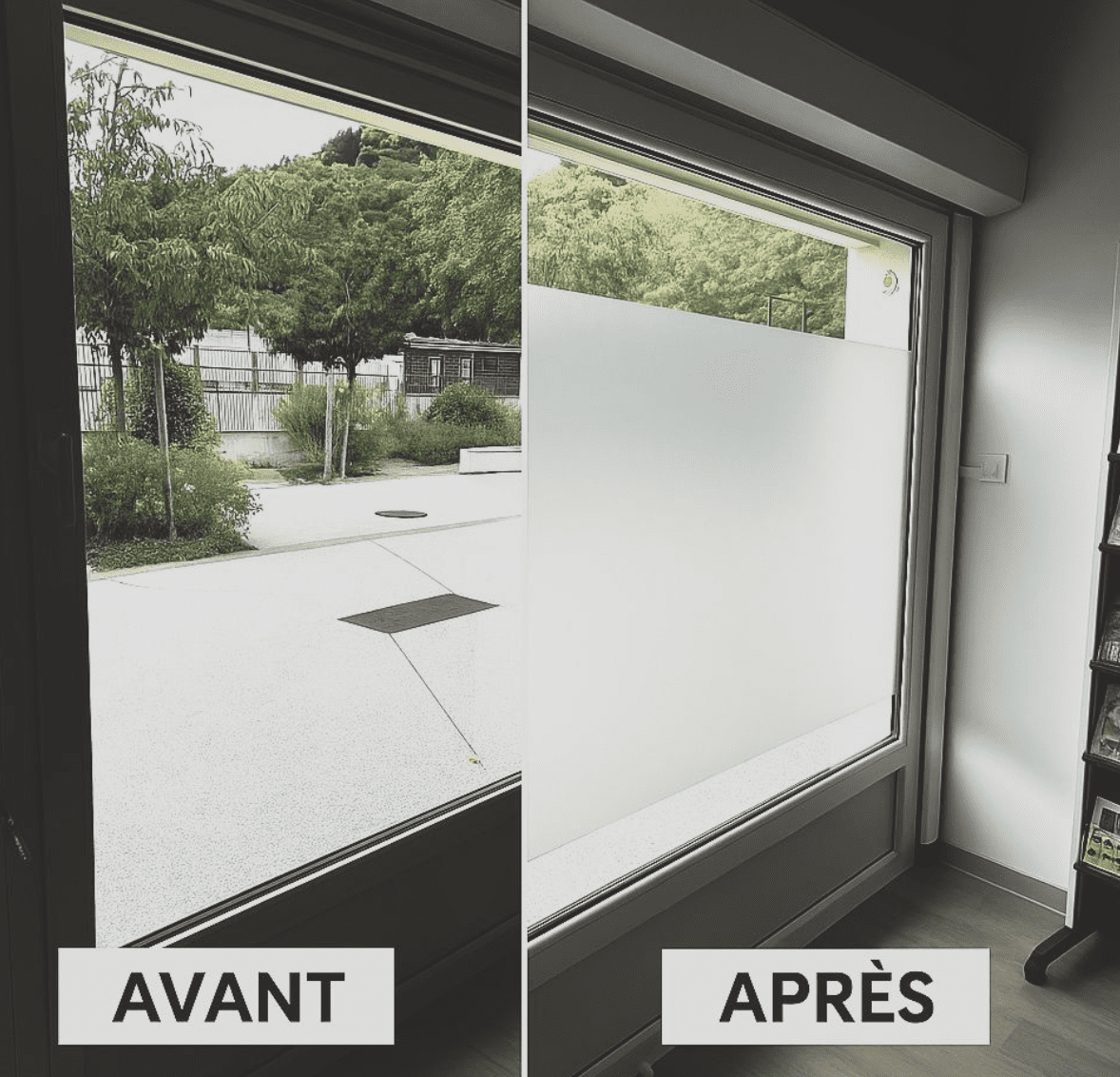 Film intimité dépoli et décoratif pour vitrage par JPB Communication