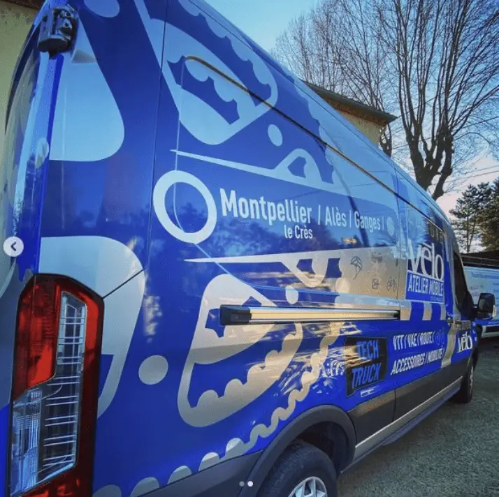 Marquage adhésif de véhicule utilitaire Ganges - JPB Communication