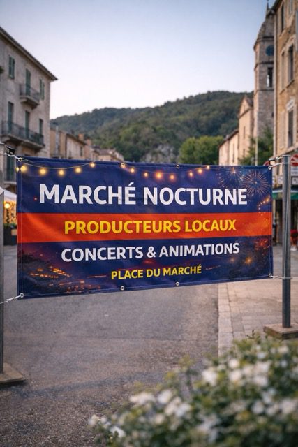 Banderoles et bâches publicitaires personnalisées