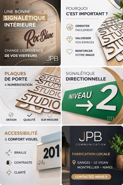 Signalétique professionnelle pour entreprise dans le gard et l'Hérault 