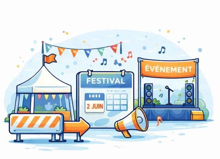 communication visuelle evenementiel banderole signaletique evenement comite des fetes